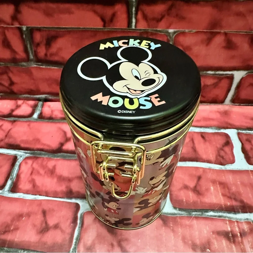 Disney Universal Studios Tokyo Japan Mickey Mouse Metal Storage Canister